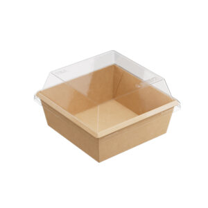 OC 1250 дно крафт размером 165*165*65 мм.