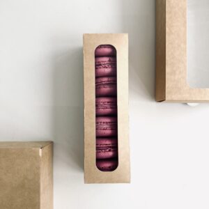 Cutie pentru 6 macarons  dimensiune 180*55*55mm